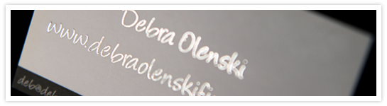 Metallic Colour Foil Business Cards