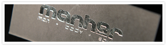 Metallic Colour Foil Business Cards