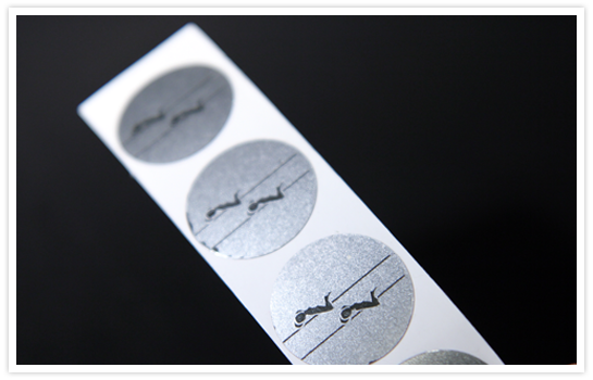 Metallic Colour Foil Stickers